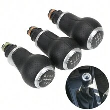 Car Gear Shift Knob 5/6 Speeds 12mm For Audi A4 B6 B7 B8 A6 S4 8K A5 8T Q5 8R S Line Ibiza 6J Seat Leon Mk1 Passat Golf