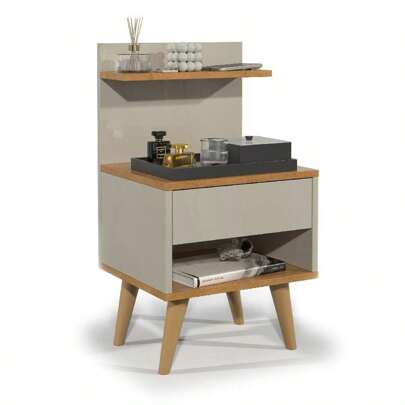 Criado Mesa Lateral Para Celular Quarto Sleep Estilo Retrô