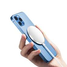 Wireless Charger Compatible With Iphone, Simple & Classic Appearance, Convenient To Carry, Supports Wireless Charging Function Compatible With Apple Series Phones, Supports Magnetic Attachment Compatible With Iphone 12-16 And Wireless Charging For Earphones