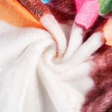 Chocolate Chip Cookie Blanket Adult Size, Soft And Comfortable Flannel Round Blanket, Giant Food Blankets That Look Like Food For Women/Teens/Men/Kids - 甜甜圈&咖啡 - 查看 6