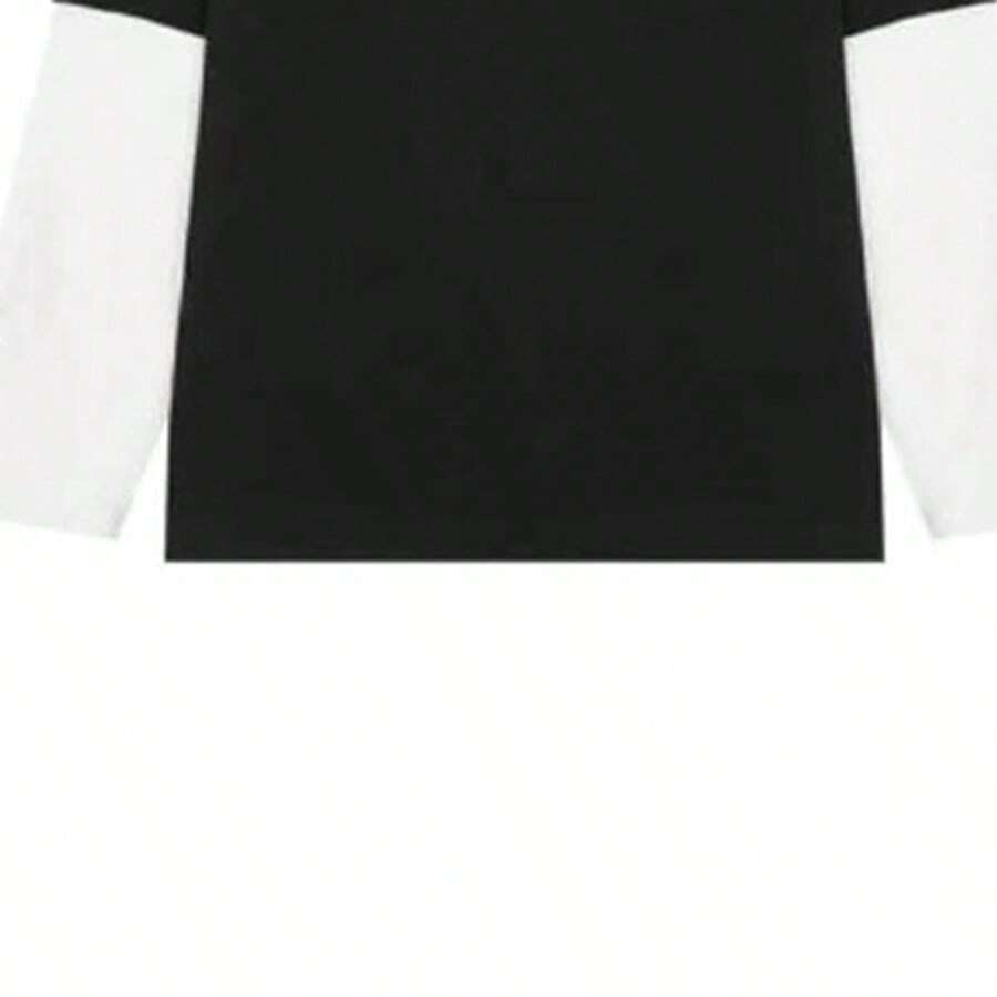 New Balance Men'S 2024 New Sports Casual Round Neck Fake TwoPiece T