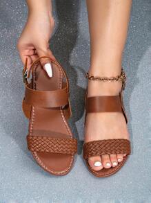 2024 Wide Fit Flat Sandals For Women, Suitable For Indoor & Outdoor Wear