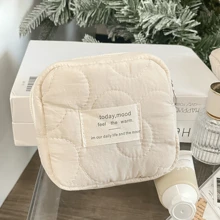 1 Piece Pink Sanitary Napkin Storage Bag Multifunctional Coin Purse Portable Bag With Large Capacity And Simple Style To Store Sanitary Napkins, Portable Carry-On, Pads And Tampons Student Back To School School School Bag Travel Essentials Beach Summer Vacation Travel Storage Bag, Valentine's Day, Friends, For Lipstick, Brush, Skincare, Mobile Phone, Coin, Small Items, For Home, Gift, Vacation And Festival Halloween Christmas Multifunctional Use,Boho Vibes - Lotus Root Pink - View 6