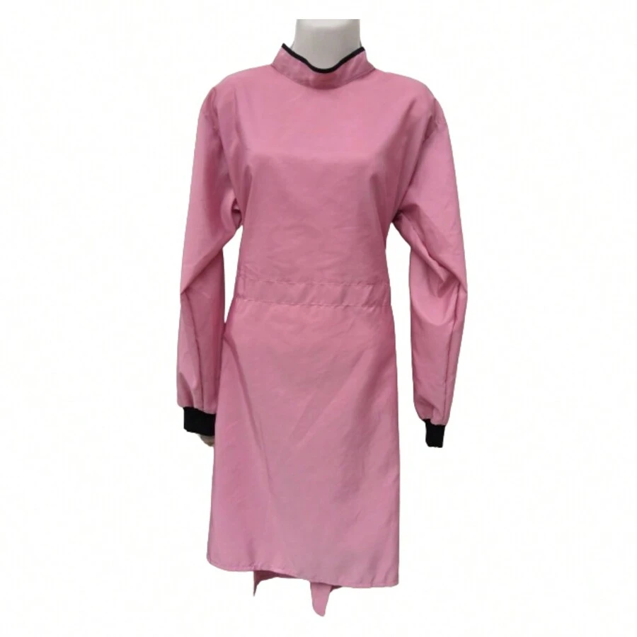 Surgical Uniform Anti-Fluid Repellent Gown - 珊瑚粉 - 查看 1