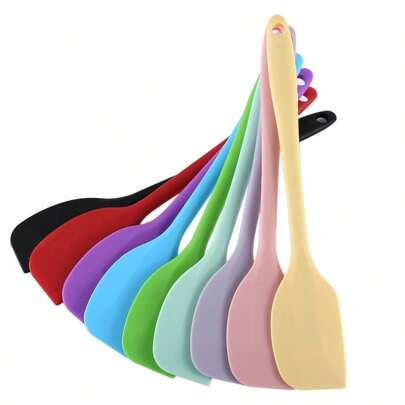 1pc All-In-One High-Quality Silicone Scraper Baking Tool, Heat-Resistant Silicone Scraper, Cream Cake Spatula, Baking Shovel Knife 21cm/28cm