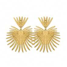 Yanxyad 9 Paar Legierung 14K vergoldete elegante Vintage-Stil Ohrringe für Frauen, geeignet für den Urlaub