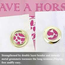 32pcs Cowgirl Party Backdrop Decorations Include 1 Piece Pink "Save A Horse Ride A Cowboy" Flag, Pull Flag, 12 Inch Pink Cow Print Balloon Set Pink Confetti Pink Helium Latex Balloons For Cowgirl Birthday Party - Multicolor - View 5