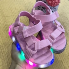 Evolution LED Children's Sandals For Boys And Girls - Màu Hồng baby - Xem 2