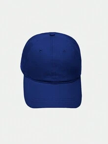 Men's Premium Resin Plain Curved Brim Dad Hat Strapback Adjustable Fitted Cap - Màu xanh hải quân - Xem 2