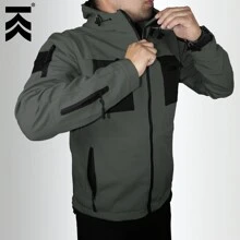 CHAMARRA TACTICA MILITAR DE NEOPRENO KAMPAK KW137 CASUAL REPELENTE - Gris Oscuro - Ver 5