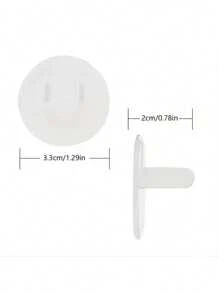 1/5/10 件家用电源插座盖，带隐藏式手柄，可防止触电 - 彩色 - 查看 7