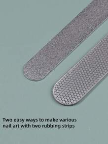 klimonla 1件装新款不锈钢钻石磨条蜂窝磨条美甲磨条日式同款指甲锉