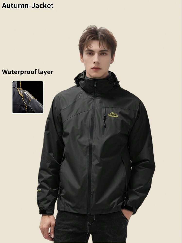 Lightweight Outdoor Windbreaker Jacket For Men Spring Autumn Season SHEIN UK