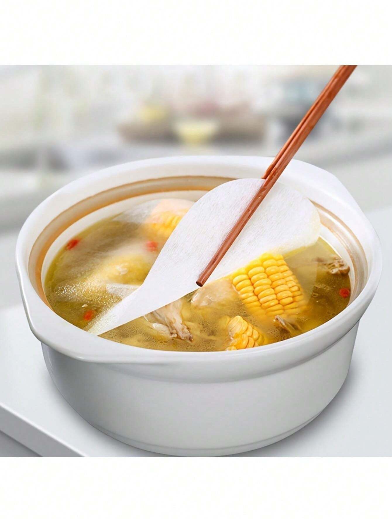 150 Sheets Kitchen Oil Absorbing Paper For Food Scum Oil Absorbing Sheets For Cooking ,Food