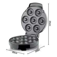 Máquina Para Hacer Donas Taurus Donut Co 7 Pzas - Negro - Ver 5