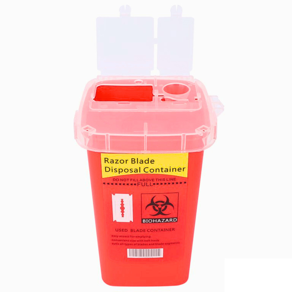 CONTENEDOR DESECHOS Q-115 - Rojo - Añade 4