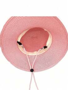 1 件装帽子下巴绳固定帽子带夹子可调节防风帽子固定绳帽子专用棒球帽防风绳渔夫帽太阳帽通用帽绳 - 彩色 - 查看 1