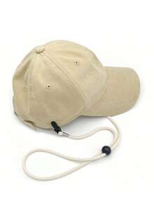 1 件装帽子下巴绳固定帽子带夹子可调节防风帽子固定绳帽子专用棒球帽防风绳渔夫帽太阳帽通用帽绳 - 彩色 - 查看 2