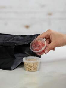 50buc/100buc 25ml/50ml/75ml/100ml Cutie pentru condimente de unică folosință Dozator de sos Dozator de fructe de lămâie Dozator de fructe Congelator God Takeaway Cutie de ambalare de sos de unică folosință Cutie mică, petrecere de Crăciun Decor de Crăciun Decoratiuni de Crăciun Cadouri și decorațiuni de Crăciun S Reducere - Culoare transparentă - Vizualizare 10