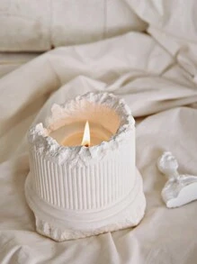 1 pieza Vela con forma de yeso para aromaterapia, vela con fragancia europea y americana, decoración para fotografía, aniversario, cumpleaños, fecha, de alta calidad, decoración para el hogar, decoración de habitación, decoración de boda, decoración de mesa, regalo navideño perfumado para amigos y familia, regalos