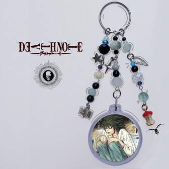 Llavero anime Deat h No te anime manga shonen misterio Light Yagami Kira, L Lawliet, Near N Nate River, M Mihael Keehl, Misa Amane Kira 2 La libreta de la muerte anime