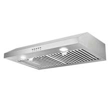 SNDOAS 30 Inch Under Cabinet Range Hood With 3 Way Venting,Stainless Steel Baffle Filters,Ductless 500 CFM 3 Speed Exhaust Fan - Xem 10