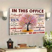 1 件带框励志墙画适用于办公室激励团队合作海报引言办公室墙壁装饰励志墙面装饰图片印刷品适用于办公室或卧室办公室礼物可直接悬挂,帆布 - 彩色 - 查看 9