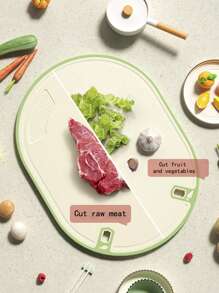 1 件装抗菌防霉切菜板，厨房切菜板，适用于水果和蔬菜， - 彩色 - 查看 8