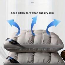 1 Stück 42CM*70CM Kissen, das Nacken und Wirbelsäule unterstützt für erholsamen Schlaf, Schlafmassage-Kissenkern, feuchtigkeitsabsorbierend atmungsaktiv, geeignet für Wohnzimmer, Schlafzimmer, Heimdekoration