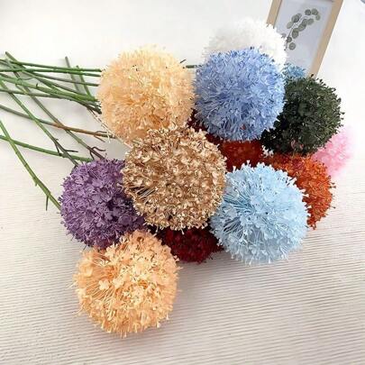 3 peças de bola de cebola artificial, decoração floral, adereços para decoração de casamento