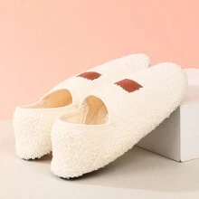 Home Slippers Women's Men's Comfortable White Socks Shoes With Soft Rubber Sole Belt, Suitable For Indoor/Outdoor Use - White - View 7