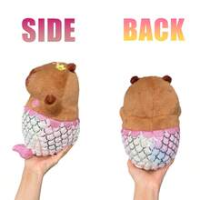LALAFANFAN 32cm/12.6 In Juguete de peluche de Capibara Sirena - Criatura oceánica caprichosa para coleccionistas - Ver 6