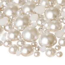 Mix Sizes 2-10mm 1100pcs 20g AB Muti-Colors Imitation Half Round Pearl Flat Back ABS Plastic Bead For Nail Art DIY Jewelry Craft