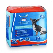 Pet Hygienic Diaper PP Dog Cio Blue Mimo 12 Units - PP NỮ - Xem 1