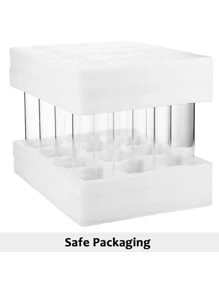 12 Pack Glass Cylinder Vases Clear Flower Vase Tall Floating Candle Holders Centerpiece Vases For Table Home Wedding Decorations Formal Dinners,Halloween And Decorations - Có ba kích cỡ - Xem 6