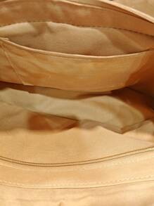 Bolso de playa grande con capacidad, tejido en paja cuadrado, con estilo retro, ideal para vacaciones de verano