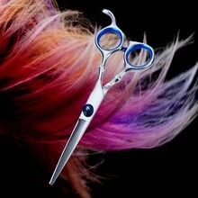 Hairdressing Scissors Set - Straight Shear, Thinning Shear, Bangs Trimmer For Hairdressers - Silver - View 14