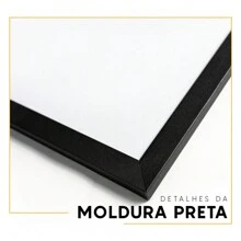 Kit 3 Frames For Decorative Certificate A4 Acetate Frames Documents Diploma Poster - 黑框 - 查看 5