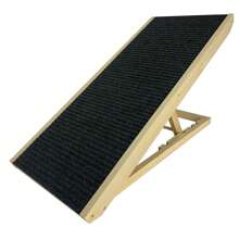 YUENFONG Rampe pour Chien Escalier pour Chien Voiture Pliable de 100 cm de Long pour Chats Grands et Petits Chiens, réglable en Hauteur, antidérapant jusqu'à 100 kg, Plate-Forme d'atterrissage parfaitement connectée