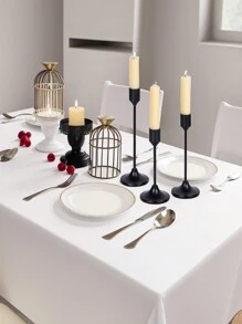 3szt/6szt Metalowe Żelazo Galwanizacja Światło Luksusowy Świecznik Dekoracja Ślubna Świeca Kolacja Impreza Stół Świecznik Dekoracja Dekoracja Domu - Wielokolorowe - Zobacz 5