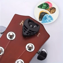 1pc Plastic ABS Adhesive Guitar Pick Holder + 5pcs Heart Shaped Guitar Picks,Guitar,Guitar Picks,Guitar Pick,Guitar,Guitar Accessories,Guitar Pick
