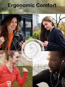 FCV 1 包有线 EarPods 耳机带 USB-C 插头，有线耳塞兼容 iPhone 15 16 Pro，内置遥控器可控制音乐、电话和音量，兼容 iPhone 15 16 Pro/Pro Max/Plus、iPad Pro、大多数 USB C 插孔设备 - 查看 7