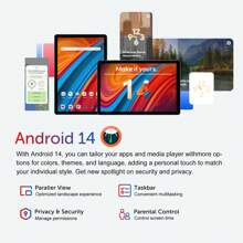 XGODY Android 14 Tablet 11 Inch 16GB+256GB 5G Wi-Fi 8-Core Dual Camera 13MP 8000mAh HD - Grey - View 8