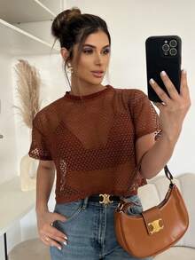 Bubble Top Set - Brown - View 1