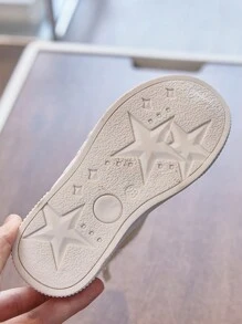 1双米色女童靴，新款秋冬婴儿冬鞋，小女孩鞋，儿童雪地靴，带绒里，防滑，保暖公主靴 - 米色 - 查看 13