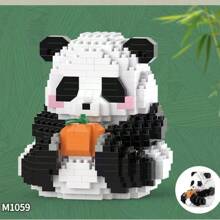 1 Set DIY Cute Panda Series, Multiple Building Methods In 1 Box, Leisure Building Block Toy, Panda Theme Puzzle Building Blocks, Creativity Toy, Ideal For Holiday, New Year, Spring Festival Interesting Pet Building Blocks, Fun Small Building Challenge, Cultivate Hands-On And Brain Skills, Building Block Set, DIY Creative Home Decor Toy, Adult Building Block Set Gift, Perfect For Holiday, Birthday, Christmas Gifts