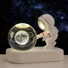 Beloved Astronaut - Strolling In The Starry Sky Crystal Ornament - Beige - View 5