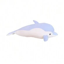 1 件 13.7/18.8 英寸柔软可爱毛绒海豚毛绒玩具娃娃、家居水族馆动物装饰、生日礼物 - 多色 - 查看 18