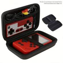 Carrying Case Storage Organizer Bag Multi-Purpose Universal Carry Pouch Handheld Game Console Carrying Case, Protective Travel Retro Mini Game Player Box For Charging Cable, Earplugs, Batteries And Accessories,Hard Carrying Case For Tlsdosp / Anbernic RG35XX / Anbernic RG353V / Anyando / JAMSWAL /TAPDRA Handheld Game Console