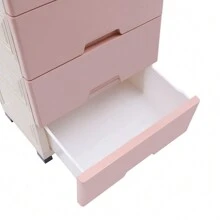 YUNRUX Drawer Storage Cabinet - Pink - View 8
